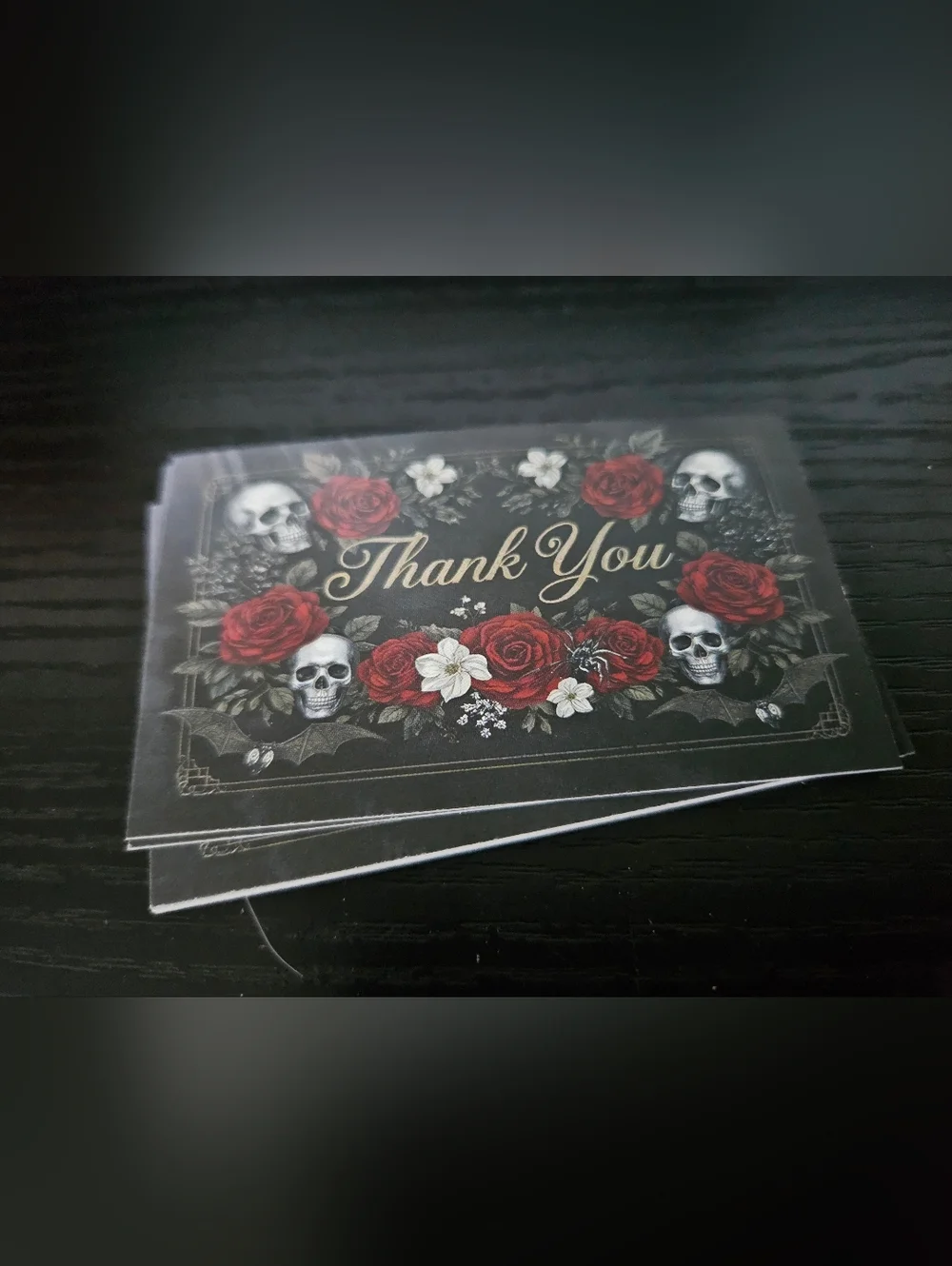 Gothic Skull & Rose